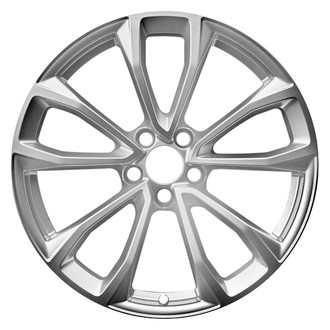 Replace® - 5-Spoke Painted Light Silver Metallic 19x9 Alloy Factory Wheel - Remanufactured