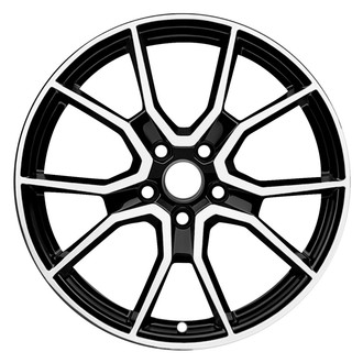 Replace® - Double 5-Spoke Machined Gloss Black 21x11.5 Alloy Factory Wheel - Remanufactured