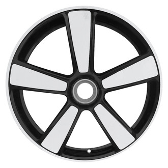 Replace® - 5-Spoke Machined Gloss Black 21x12 Alloy Factory Wheel - Remanufactured