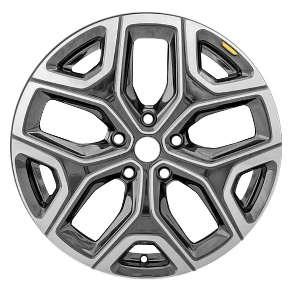 Replace® - 22 x 8.5 5 Y-Spoke Machined Gloss Black Alloy Factory Wheel (Remanufactured)