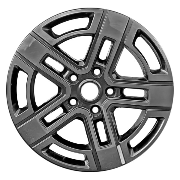Replace® - 20 x 8.5 5 Split-Spoke Machined Black with Tint Alloy Factory Wheel (Remanufactured)