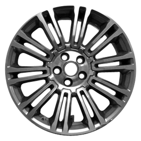 Replace® - 19 x 8 10 Double I-Spoke Machined and Charcoal Silver Alloy Factory Wheel (Factory Take Off)