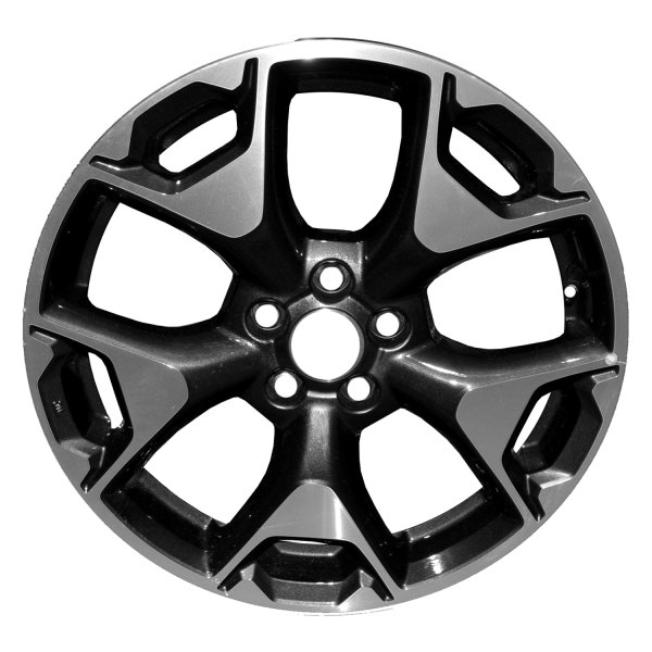 Replace® - 17 x 7 5 Y-Spoke Machined and Black Alloy Factory Wheel (Factory Take Off)