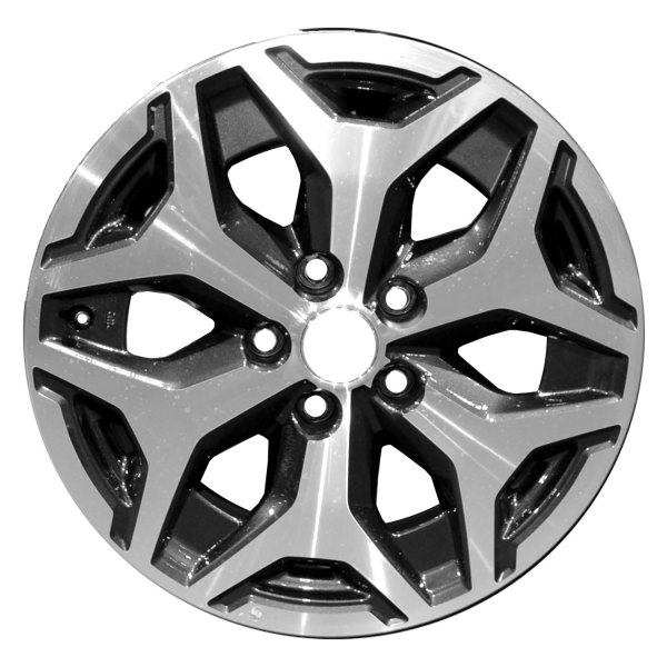 Replace® - 17 x 7 6 Y-Spoke Machined and Dark Charcoal Alloy Factory Wheel (Factory Take Off)