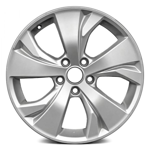 Replace® - 18 x 7.5 5 Spiral-Spoke Sparkle Silver Alloy Factory Wheel (Remanufactured)