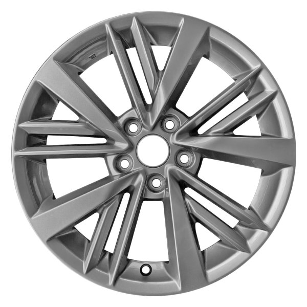 Replace® - 17 x 8 Triple 5-Spoke Silver Alloy Factory Wheel (Remanufactured)