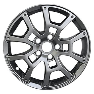 Replace® - 5 Split-Spoke All Painted Dark Metallic Charcoal Matte 17x7 Alloy Factory Wheel - Remanufactured