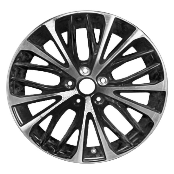 Replace® - 18 x 8 20 Alternating-Spoke Gloss Black with Machined Accents Alloy Factory Wheel (Factory Take Off)
