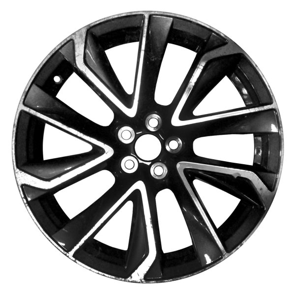 Replace® - 18 x 8 5 V-Spoke Dark Charcoal Metallic with Machined Face Alloy Factory Wheel (Factory Take Off)
