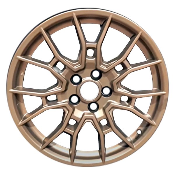 Replace® - 19 x 8.5 7 Double-Spoke Painted Bronze Metallic Satin Alloy Factory Wheel (Remanufactured)