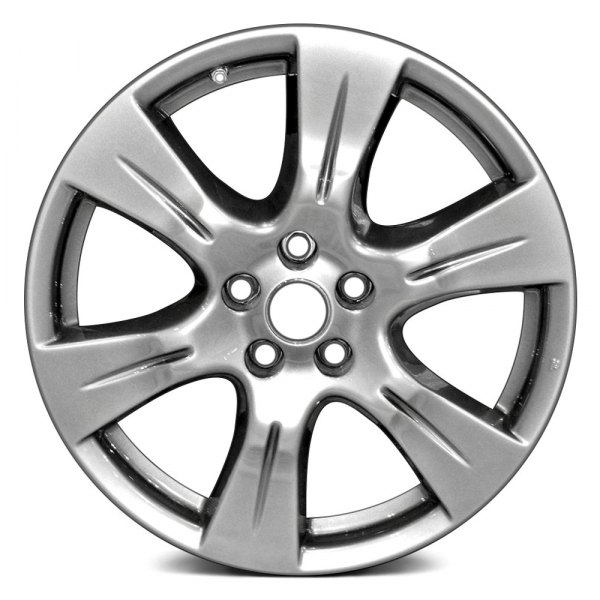 Replace® - 19 x 7 6 I-Spoke Medium Smoked Hyper Silver Alloy Factory Wheel (Replica)