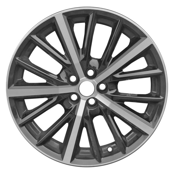 Replace® - 18 x 7.5 15 I-Spoke Machined Gloss Black Alloy Factory Wheel (Remanufactured)