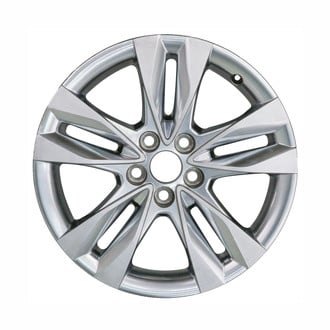 Replace® - Double 5-Spoke Platinum Clad 18x7.5 Alloy Factory Wheel - Replica