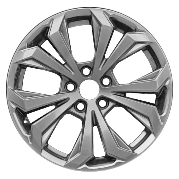 Replace® - 18 x 7 5 Split-Spoke Painted Dark Silver Alloy Factory Wheel (Remanufactured)