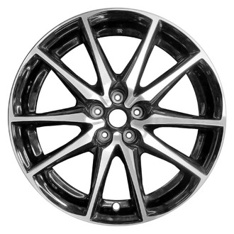 Replace® - 10 I-Spoke Machined Gloss Black 17x7.5 Alloy Factory Wheel - Remanufactured