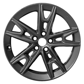 Replace® - 5 Split-Spoke Painted Flat Black 20x8 Alloy Factory Wheel - Remanufactured