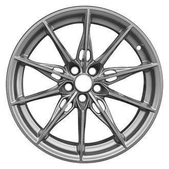 Replace® - 10 I-Spoke All Painted Medium Charcoal Metallic Matte 19x10 Alloy Factory Wheel - Remanufactured
