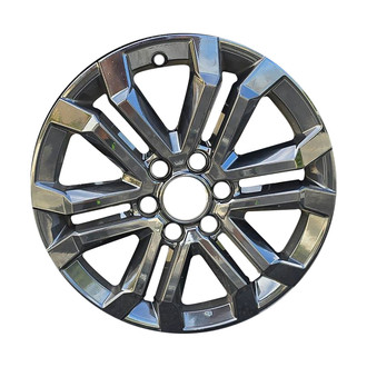 Replace® - 12 I-Spoke All Painted Gloss Black 20x8 Alloy Factory Wheel - Remanufactured
