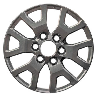 Replace® - 6 Split-Spoke All Painted Medium Charcoal Metallic 17x7 Alloy Factory Wheel - Remanufactured