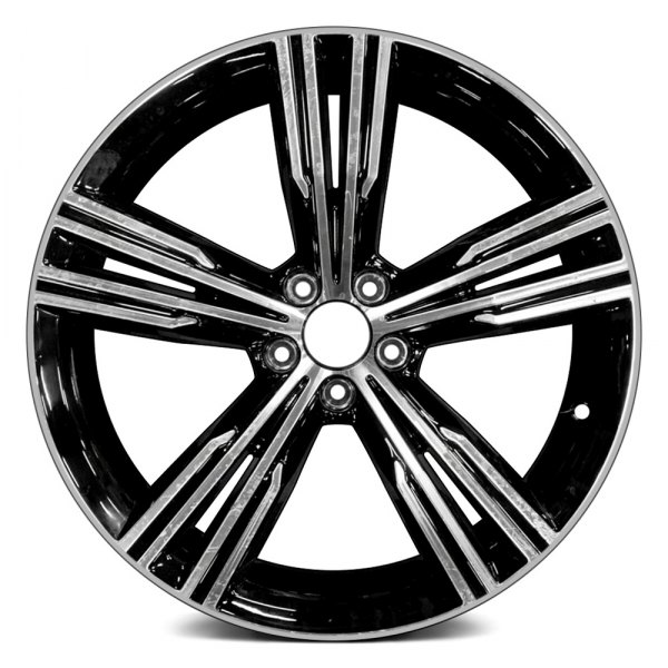 Replace® - 19 x 8 Double 5-Spoke Black Alloy Factory Wheel (Remanufactured)