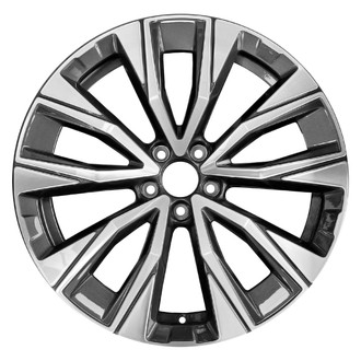 Replace® - 10-Spoke Machined Dark Charcoal Metallic 19x7.5 Alloy Factory Wheel - Remanufactured