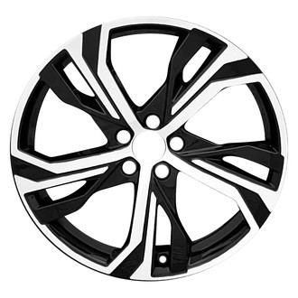 Replace® - 5 Split-Spoke Machined Gloss Black 19x8 Alloy Factory Wheel - Remanufactured