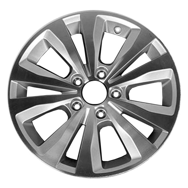 Replace® - 16 x 6.5 5 V-Spoke Machined and Bright Silver Alloy Factory Wheel (Factory Take Off)