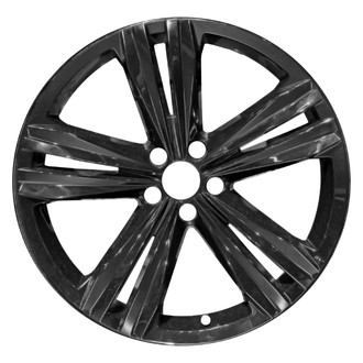 Replace® - 5 Double-Spoke Painted Gloss Black 20x8 Alloy Factory Wheel - Remanufactured
