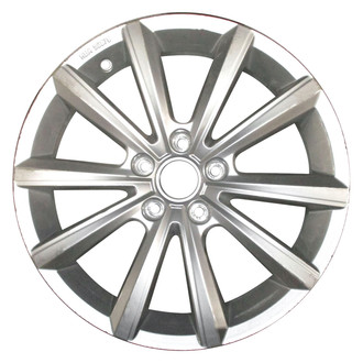 Replace® - 10 I-Spoke All Painted Light Silver Metallic 17x7 Alloy Factory Wheel - Remanufactured
