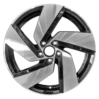 Replace® - 5-Spoke Machined Gloss Black 18x7.5 Alloy Factory Wheel - Remanufactured