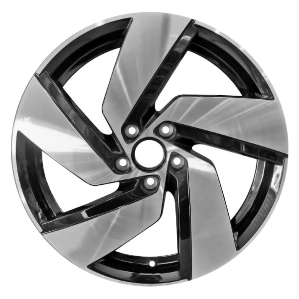 Replace® - 18 x 7.5 5-Spoke Black Alloy Factory Wheel (Factory Take Off)
