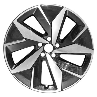 Replace® - 5-Slot Machined Gloss Black 20x8 Alloy Factory Wheel - Remanufactured