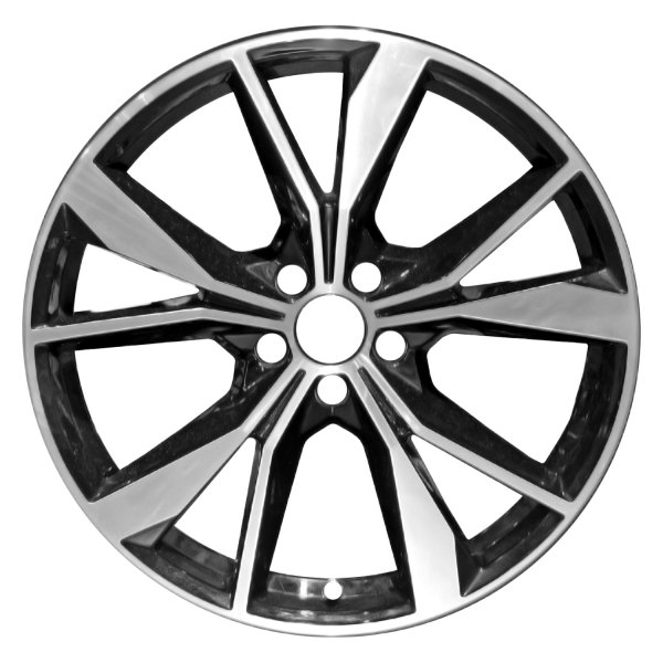 Replace® - 20 x 8.5 5 Split-Spoke Machined Gloss Black Alloy Factory Wheel (Remanufactured)