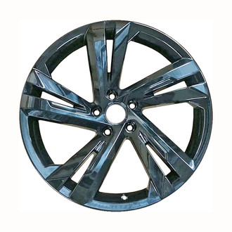 Replace® - 5 Split-Spoke Painted Gloss Black 19x8.5 Alloy Factory Wheel - Remanufactured
