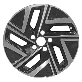Replace® - 5-Spoke Machined Gloss Black 17x7 Alloy Factory Wheel - Remanufactured