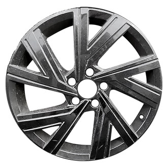Replace® - 10 I-Spoke All Painted Gloss Black 18x7.5 Alloy Factory Wheel - Remanufactured