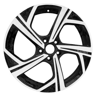 Replace® - 5-Spoke Machined Gloss Black 18x7.5 Alloy Factory Wheel - Remanufactured