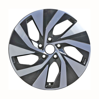 Replace® - 5-Spoke Machined Gloss Black 17x7 Alloy Factory Wheel - Remanufactured