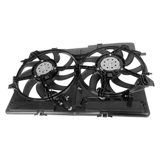 Replace® - Radiator and Condenser Fan Assembly with Two Fans