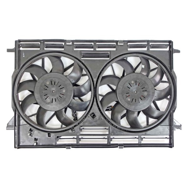 Replace® - Radiator and Condenser Fan Assembly with Two Fans