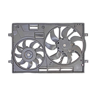 Replace® - Radiator and Condenser Fan Assembly with Two Fans