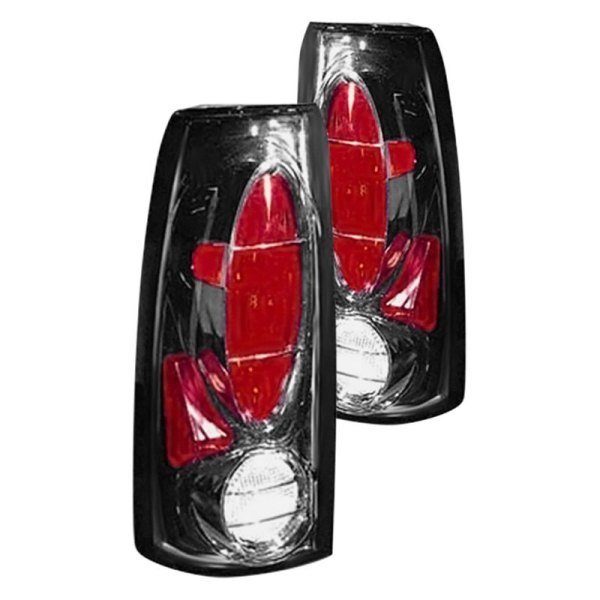 Replace® - Black/Red Euro Tail Lights