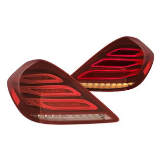 Replace® - Black Fiber Optic Tail Lights