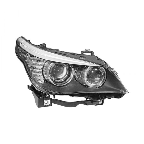 Replace® - Passenger Side Replacement Headlight, BMW 5-Series