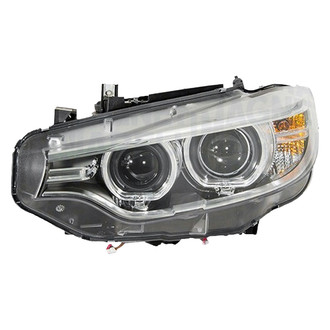 Replace® - Remanufactured OE Driver Side Replacement Headlight Lens and Housing