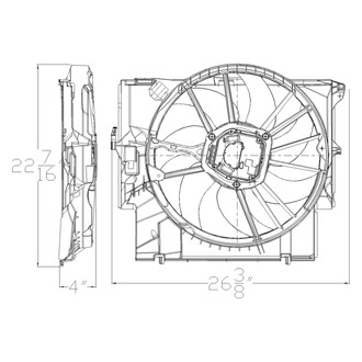 Replace® - Radiator Fan