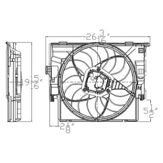 Replace® - Engine Cooling Fan Assembly