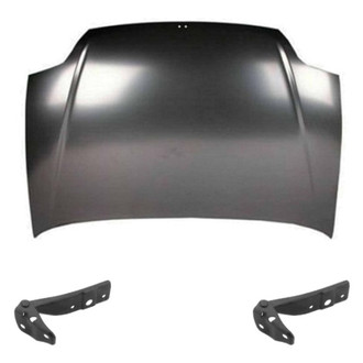 Replace® - 3-Piece (Hood Panel, Driver and Passenger Side Hood Hinge) (Standard Line)