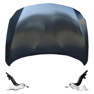 Replace® - 3-Piece (Hood Panel, Driver and Passenger Side Hood Hinge) (Standard Line)