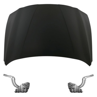 Replace® - 3-Piece (Hood Panel, Driver and Passenger Side Hood Hinge) (Standard Line)